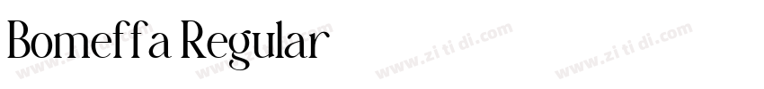 Bomeffa Regular字体转换 Bomeffa Regular字体转换